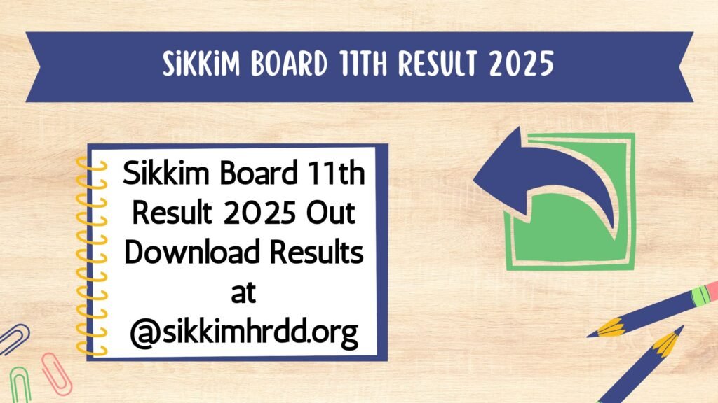 Sikkim Board 11th Result 2025